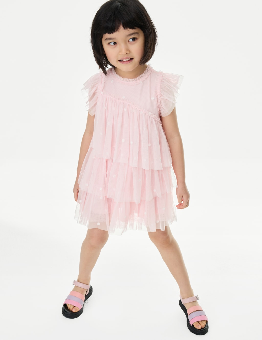 Embroidered Tulle Dress (2-16 Yrs) 3 of 5