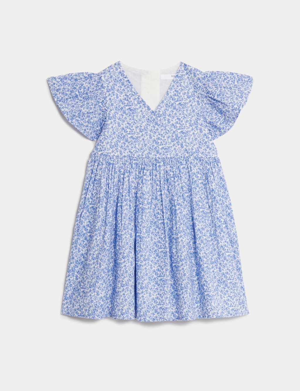 Pure Cotton Wrap Dress (2-8 Yrs) 1 of 1