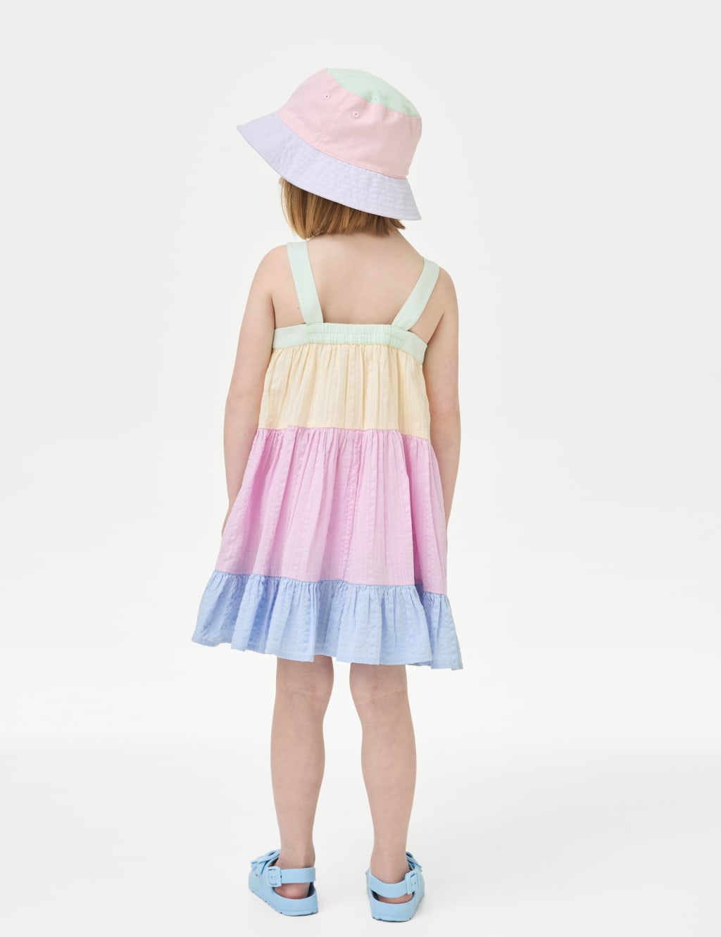 Pure Cotton Tiered Dress (2-8 Yrs) 4 of 4