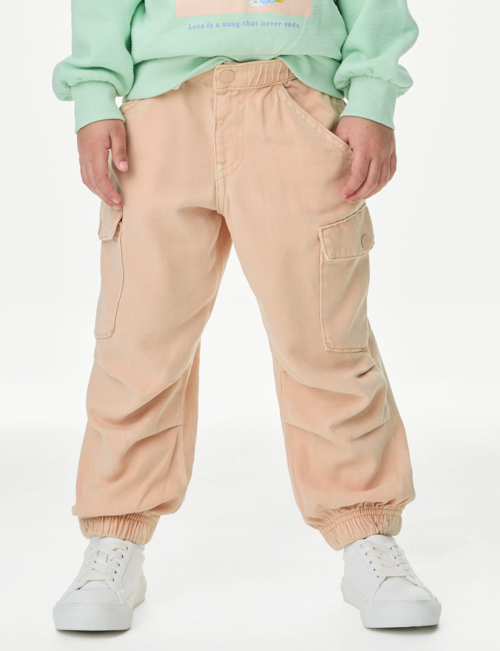 Baggy Cotton Rich Parachute Trousers (2-8 Yrs) 4 of 5