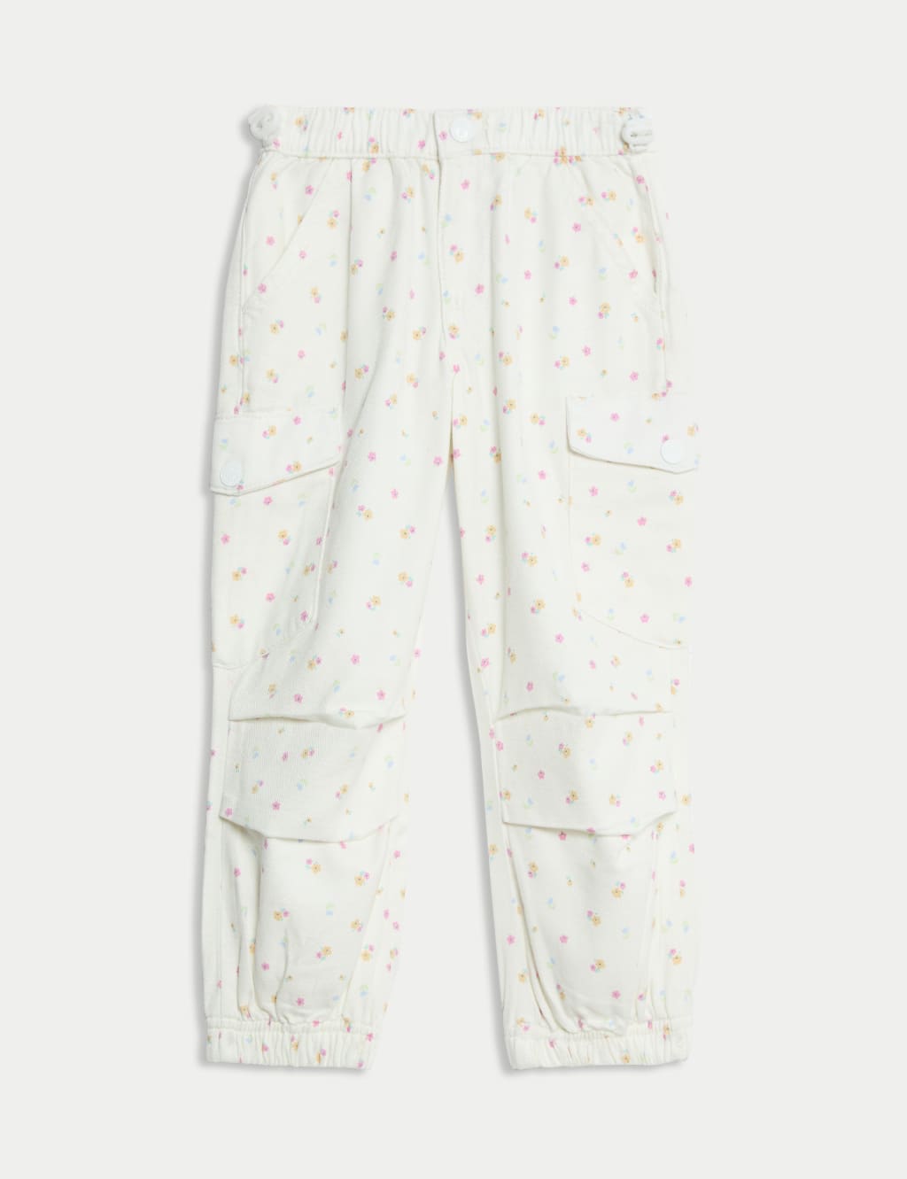 Cotton Rich Ditsy Floral Parachute Trousers (2-8 Yrs) 2 of 5