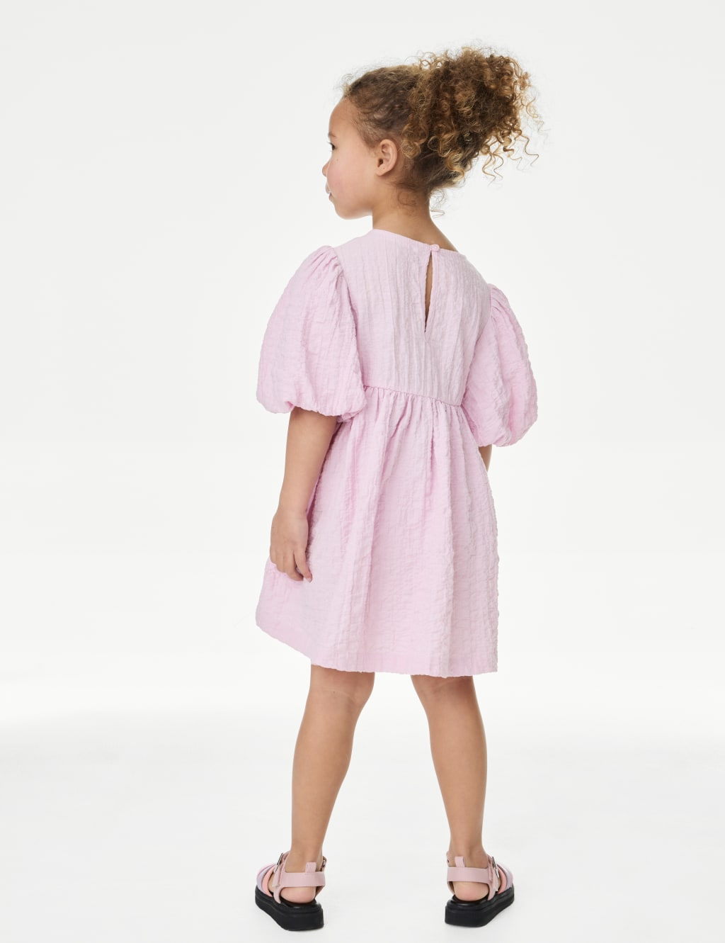 Pure Cotton Bow Dress (2-8 Yrs) 5 of 5