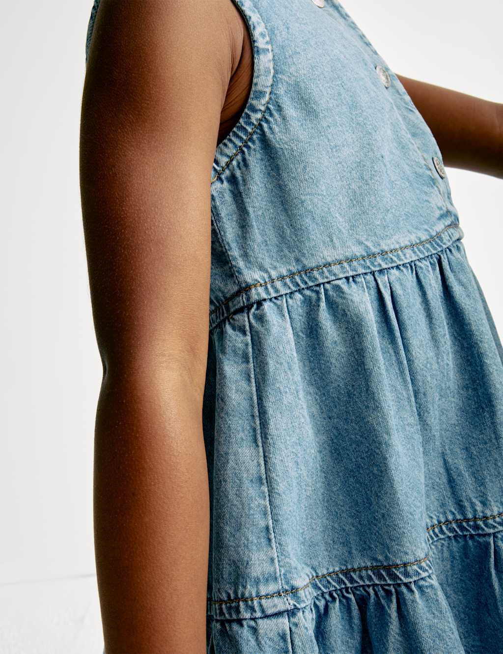 Denim Collared Dress (2-8 Yrs) 5 of 9