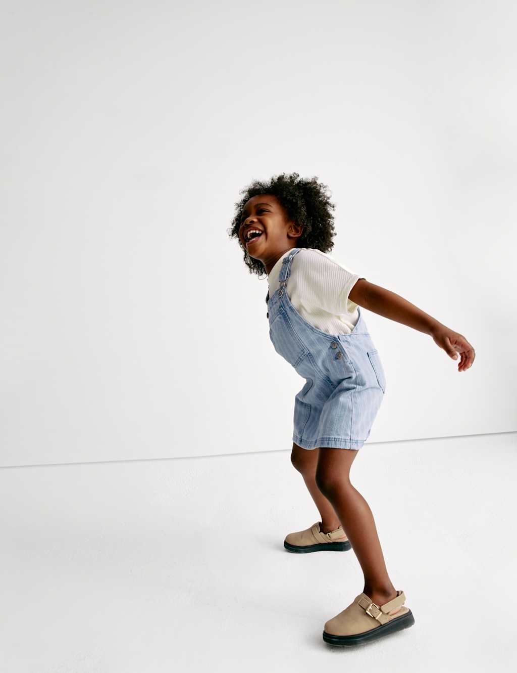 Denim Stripe Pinafore Outfit (2-8 Yrs) 7 of 8