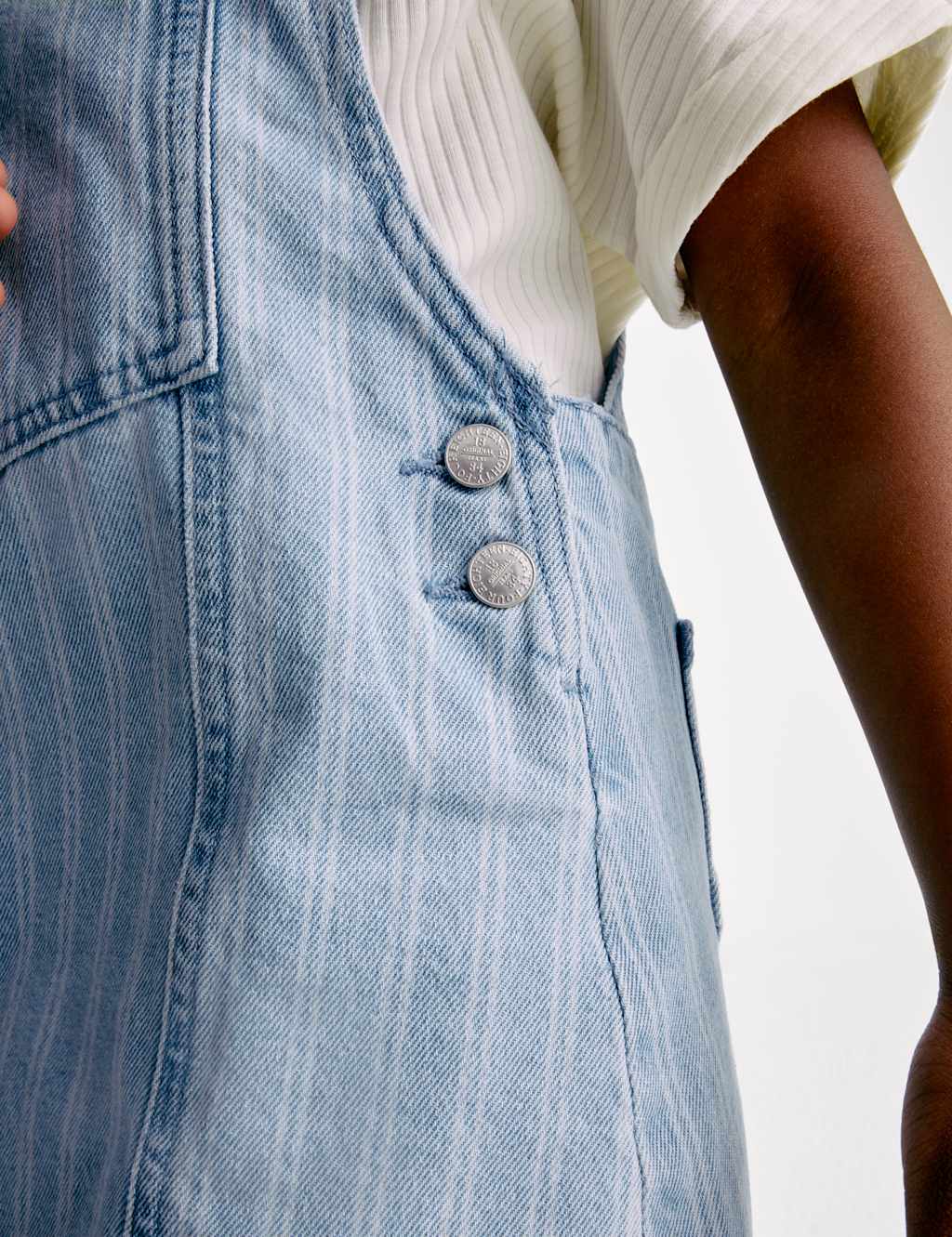 Denim Stripe Pinafore Outfit (2-8 Yrs) 8 of 8