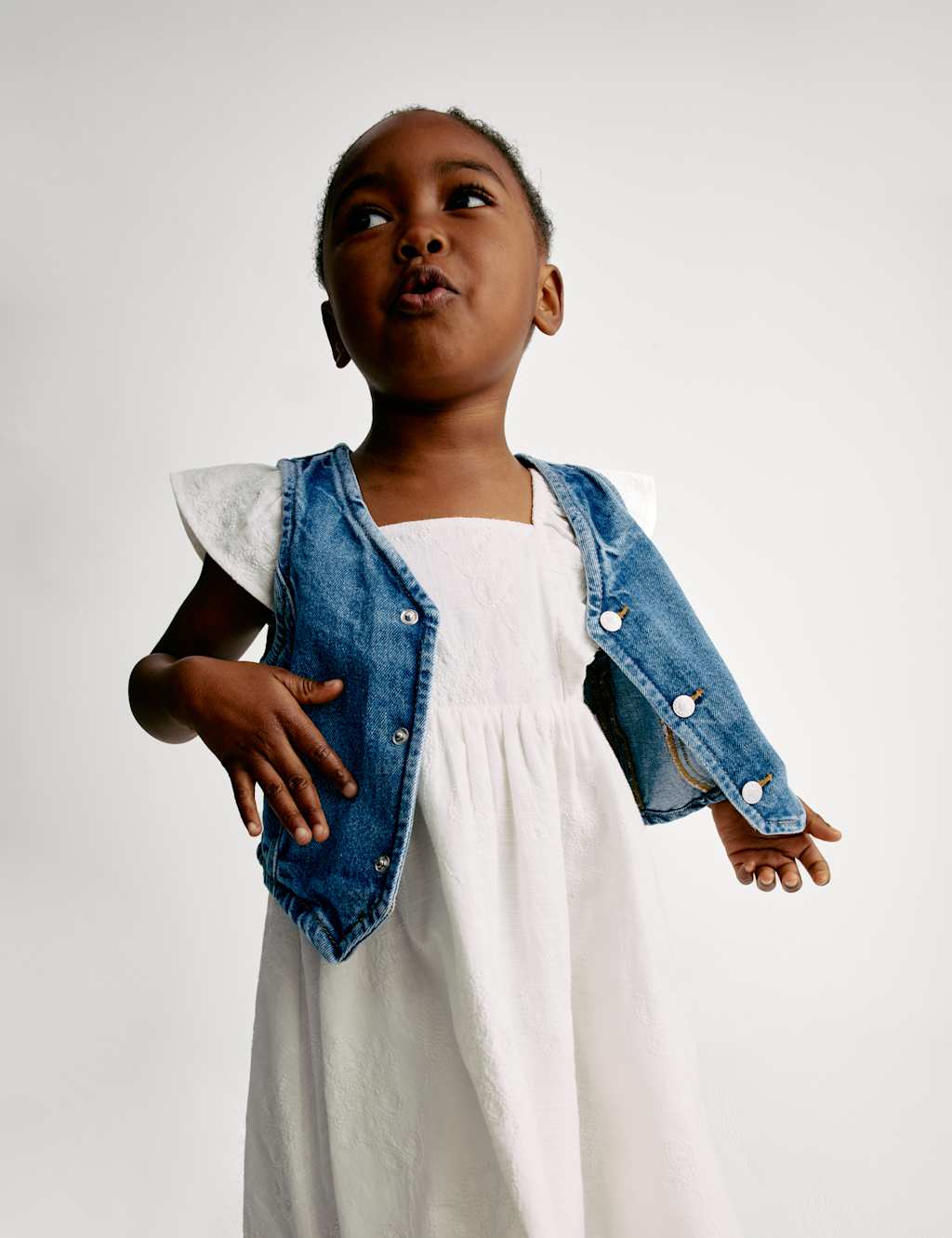 Denim Vest (2-16 Yrs) 3 of 7