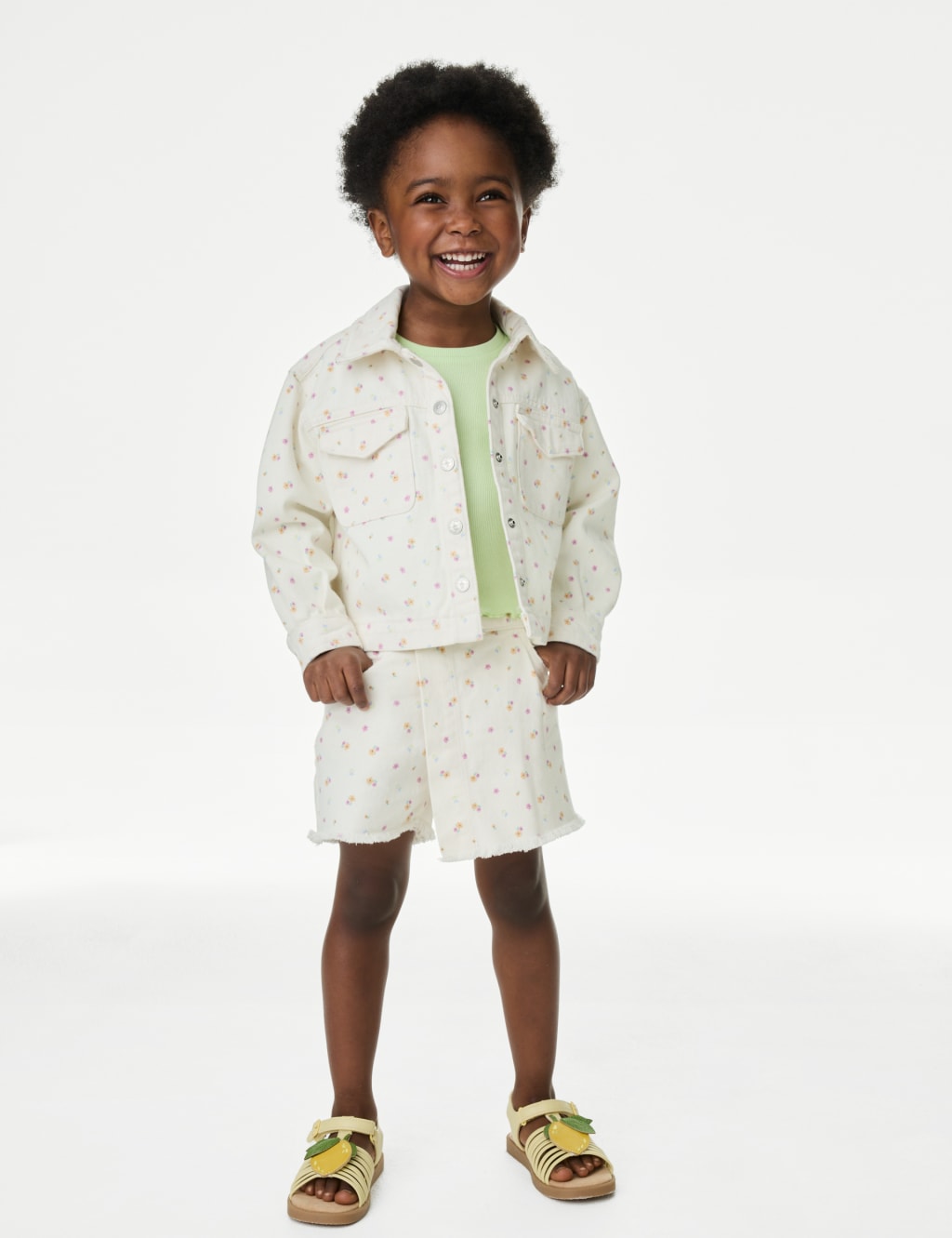 3pc Cotton Rich Ditsy Floral Outfit (2-8 Yrs) 3 of 7