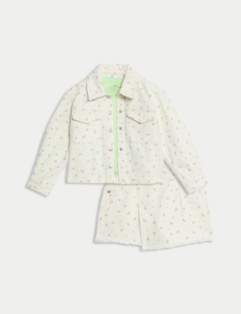 3pc Cotton Rich Ditsy Floral Outfit (2-8 Yrs) 2 of 7