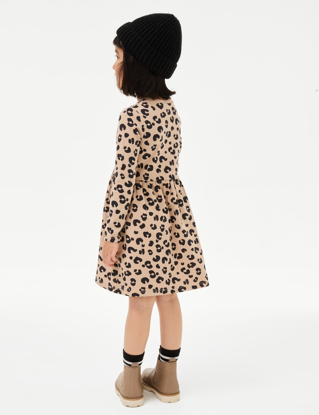M&s red animal print dress shop