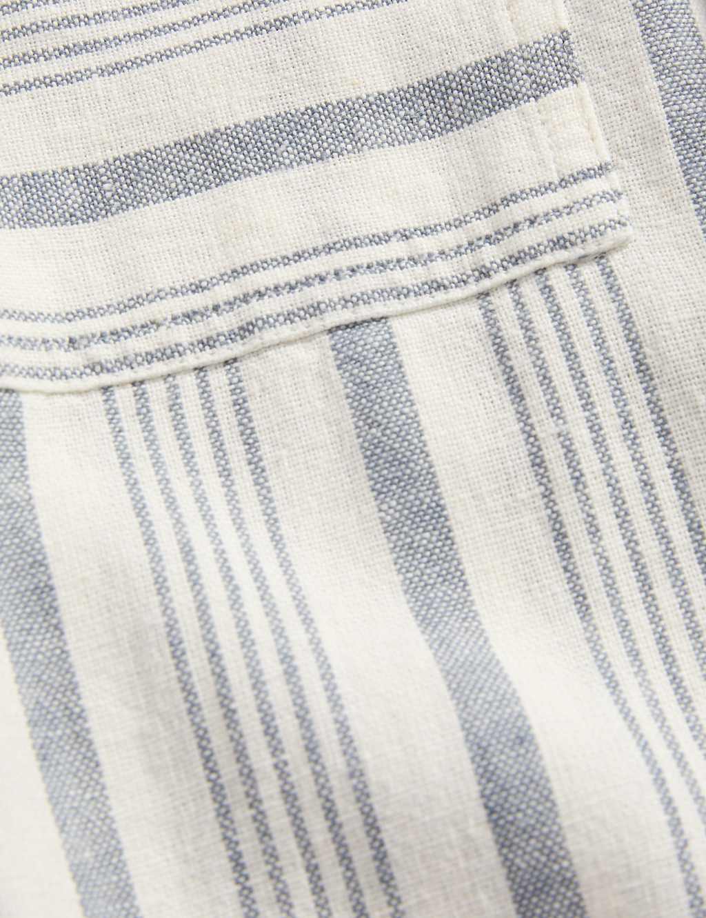 Linen Rich Striped Trousers (2-16 Yrs) 7 of 8