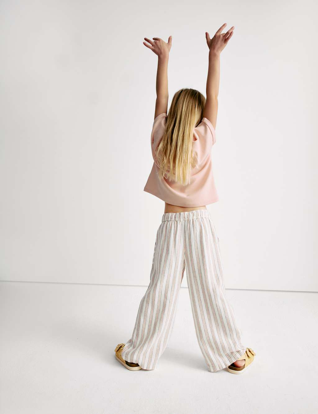 Linen Rich Striped Trousers (2-16 Yrs) 4 of 7