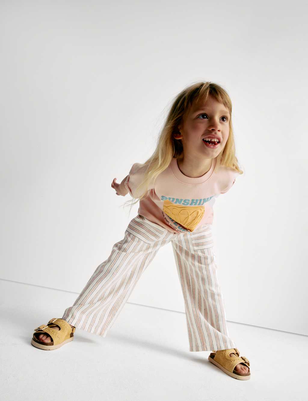 Linen Rich Striped Trousers (2-16 Yrs) 7 of 7