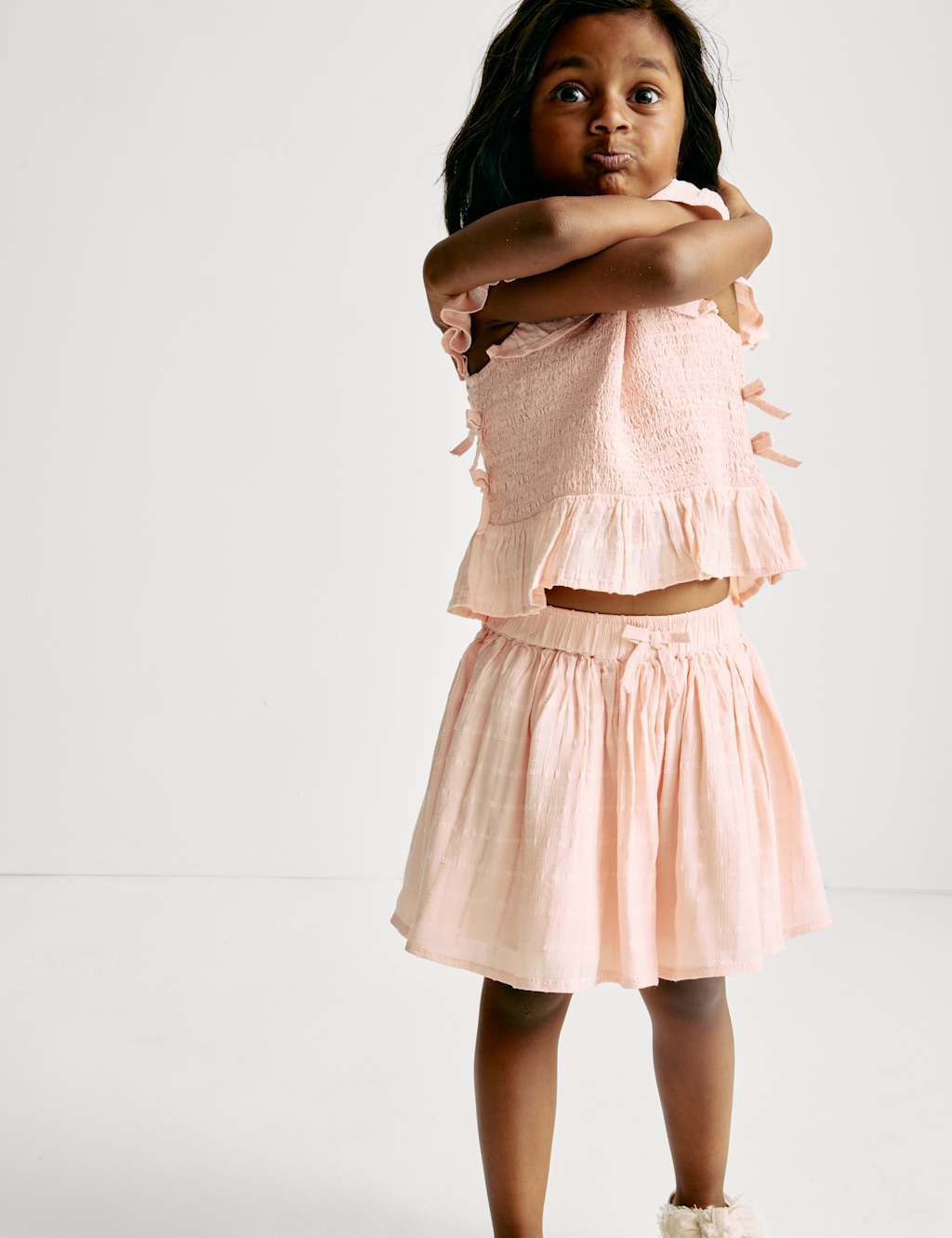 Textured Woven Mini Skirt (2-8 Yrs) 5 of 5