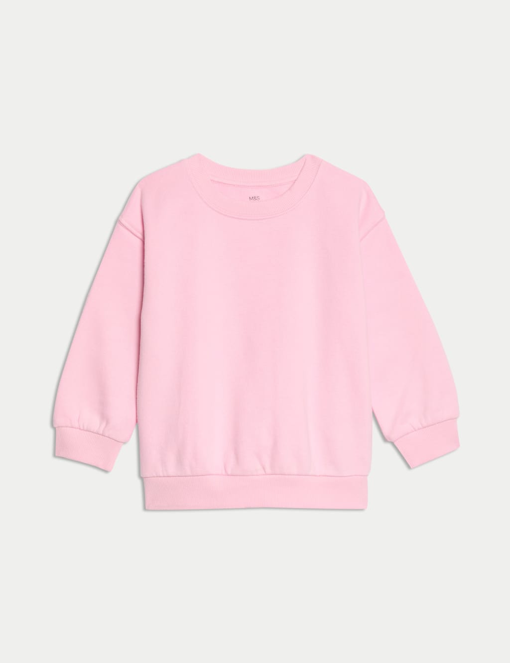 Cotton Rich Plain Sweatshirt 2 8 Yrs M S Collection M S
