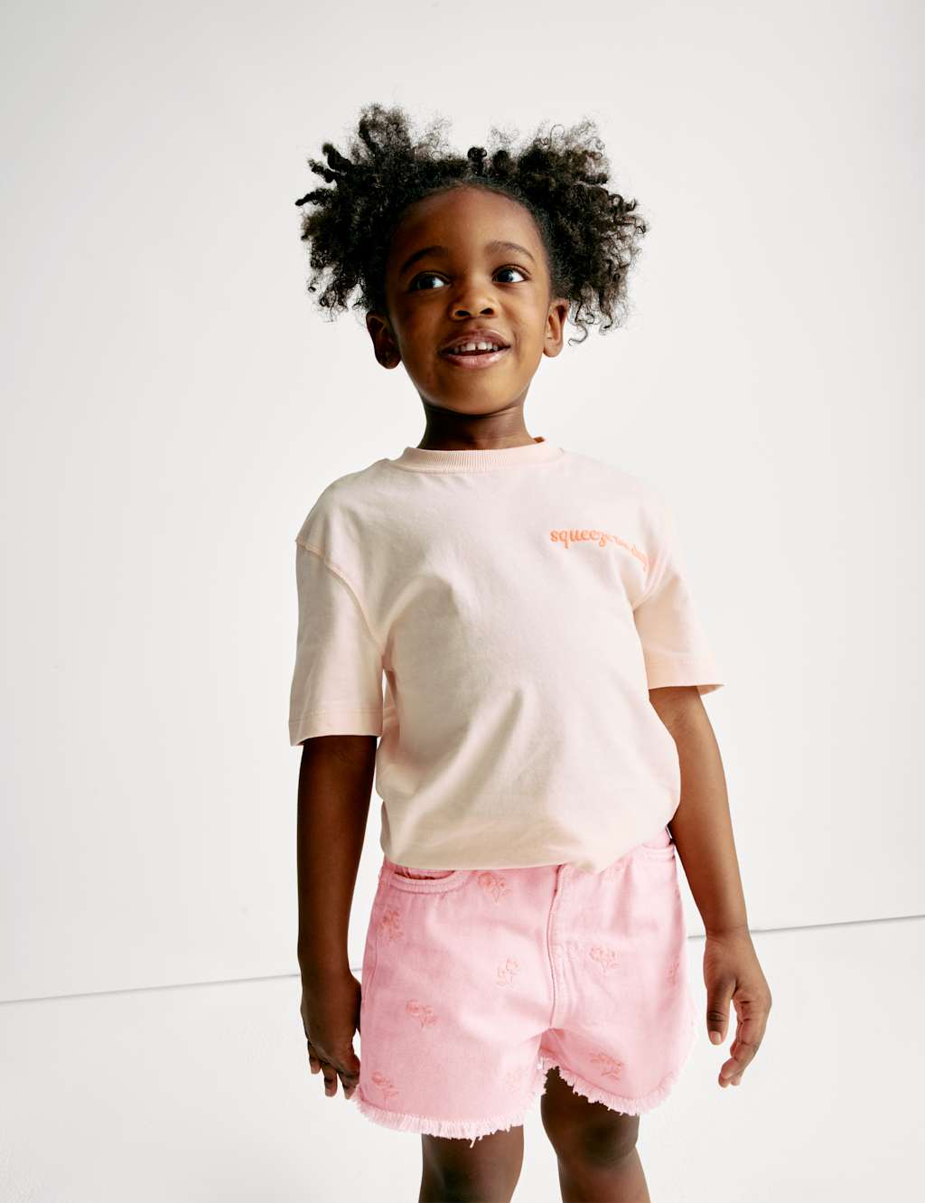 Mom Denim Shorts (2-8 Yrs) 1 of 7