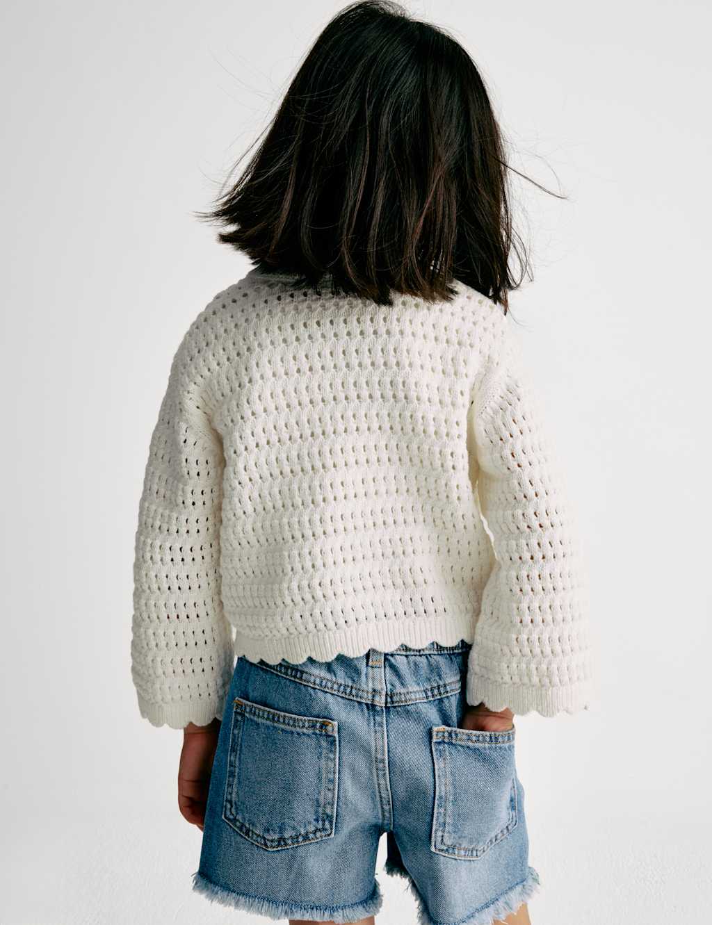 Denim Embroidered Shorts (2-8 Yrs) 4 of 7