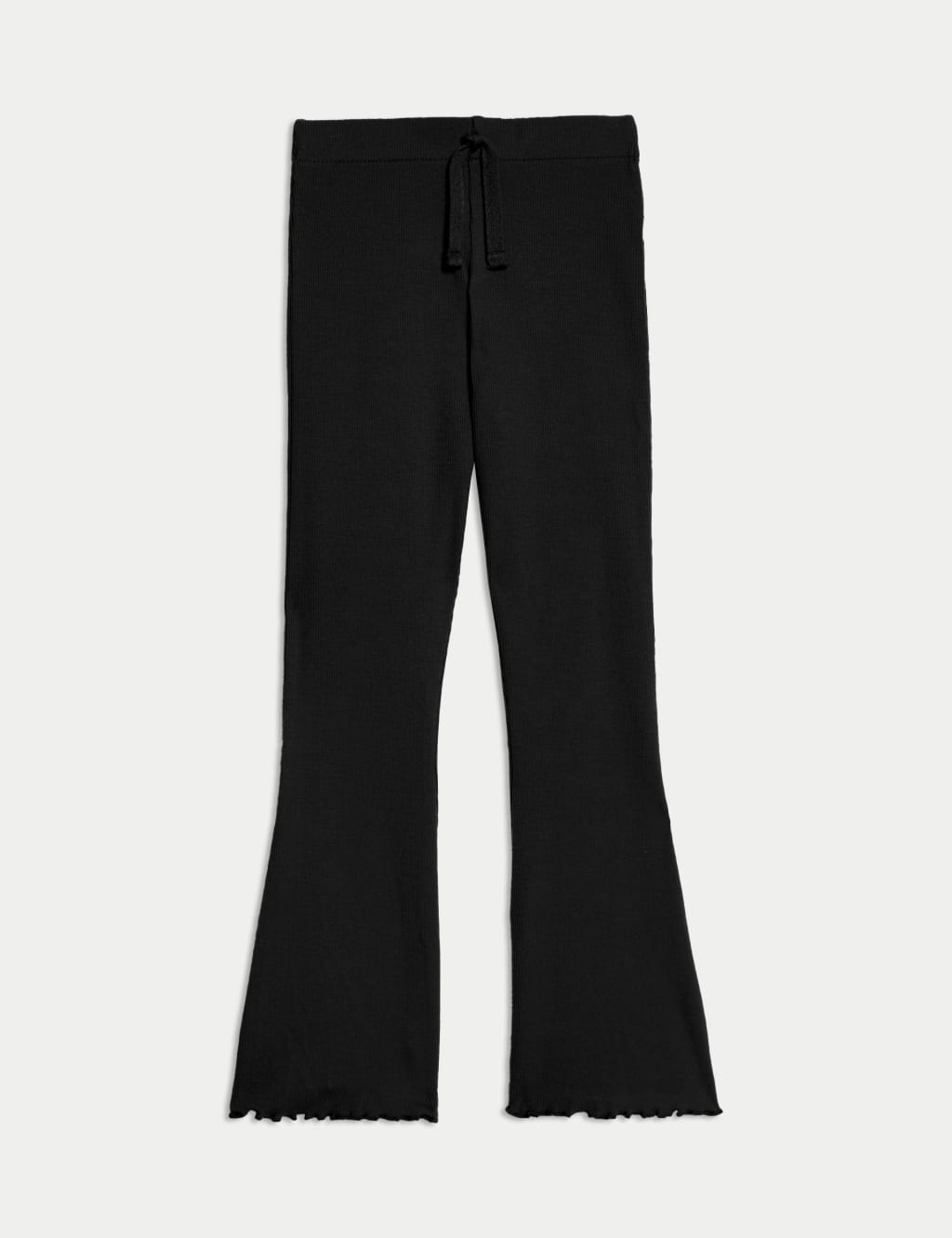 Cotton Rich Ribbed Flared Leggings (2-8 Yrs) 2 of 5