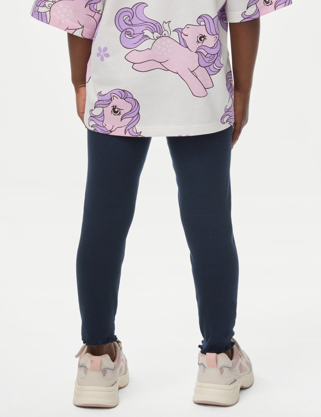 Cotton Rich Ribbed Leggings (2-8 Yrs) 5 of 5