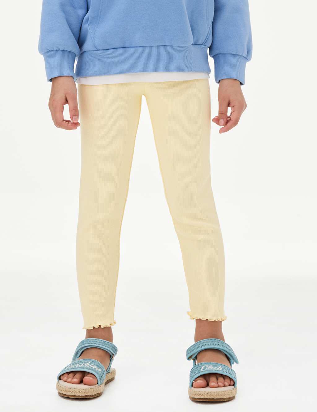 Cotton Rich Ribbed Leggings (2-8 Yrs) 3 of 4