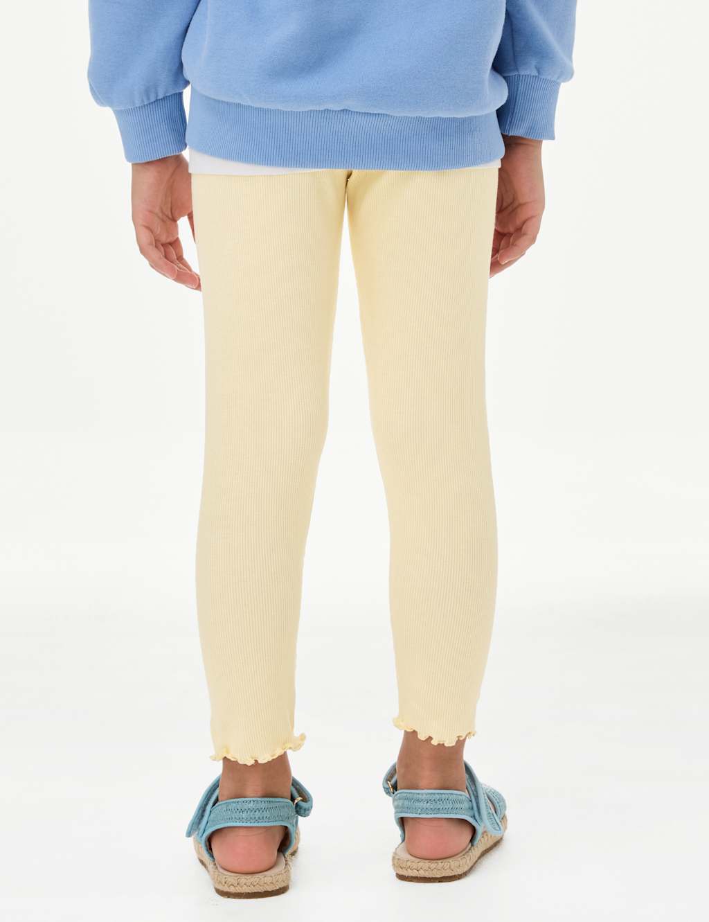 Cotton Rich Ribbed Leggings (2-8 Yrs) 4 of 4