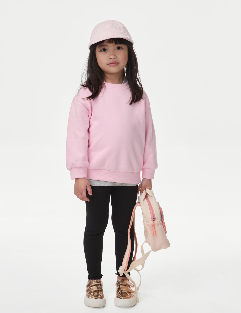 Cotton Rich Ribbed Leggings (2-8 Yrs) 3 of 5