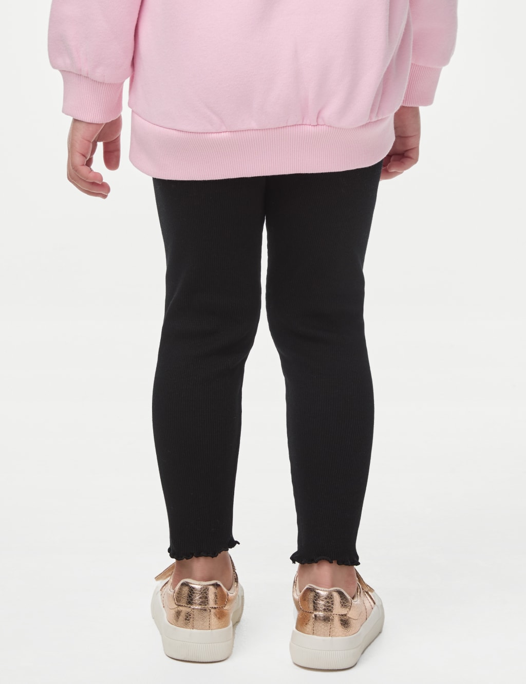 Cotton Rich Ribbed Leggings (2-8 Yrs) 5 of 5