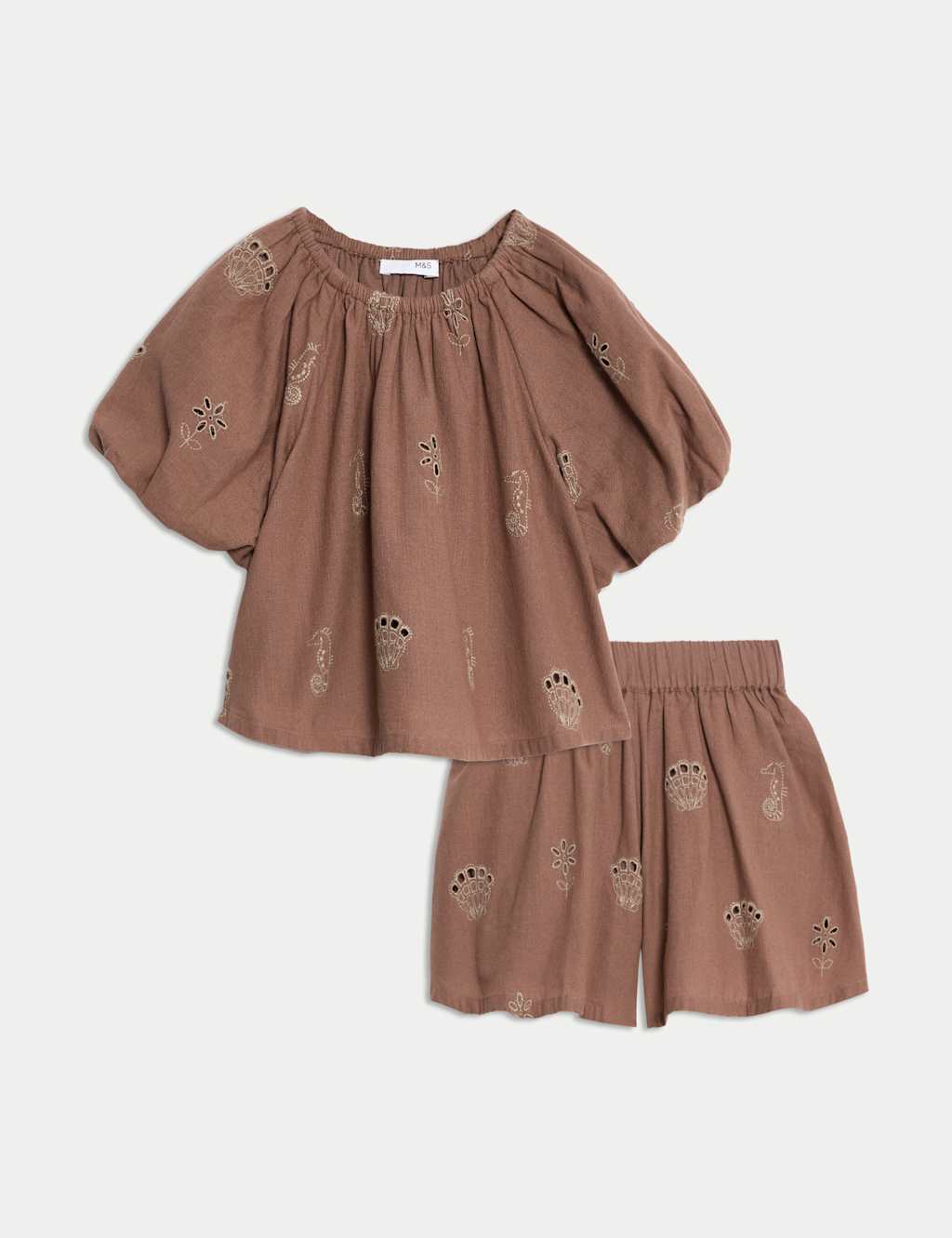 Pure Cotton Embroidered Top & Bottom Outfit (2-16 Yrs) 2 of 7
