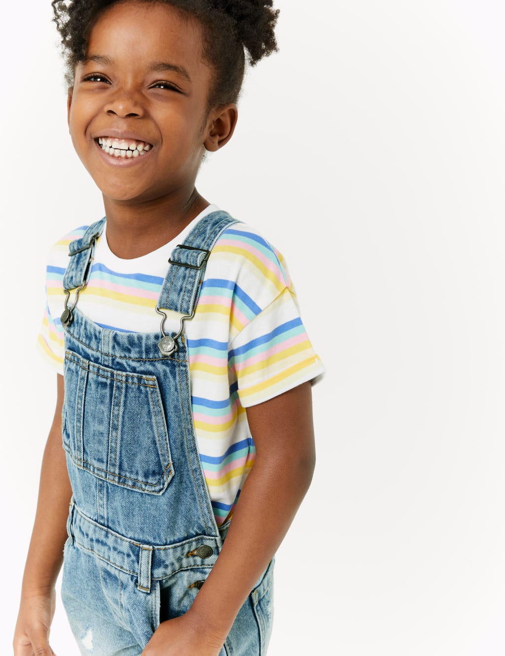 Denim Short Dungarees (2-7 Yrs) 3 of 4