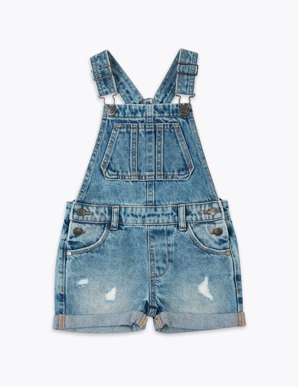 Denim Short Dungarees (2-7 Yrs) 2 of 4