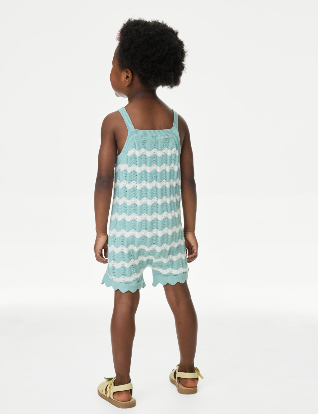 Pure Cotton Knitted Playsuit (2-8 Yrs) 5 of 5