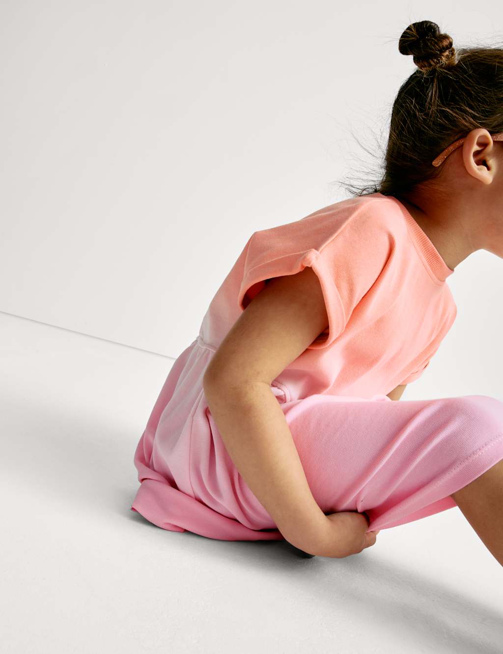 Cotton Rich Ombré T-Shirt Dress (1-8 Yrs) 5 of 7