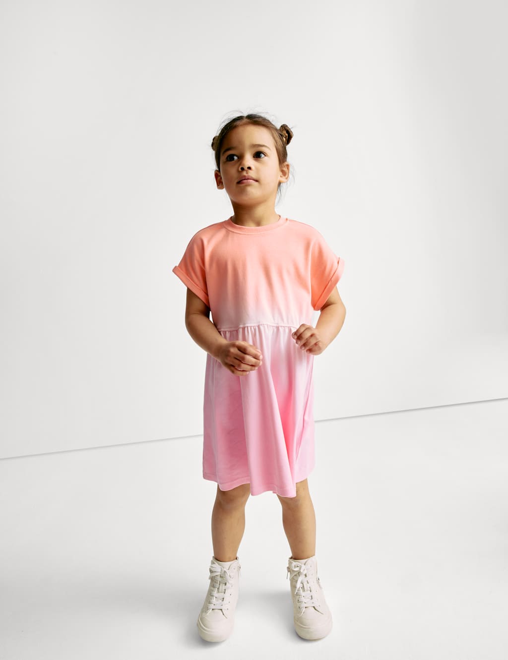 Cotton Rich Ombré T-Shirt Dress (1-8 Yrs) 7 of 7