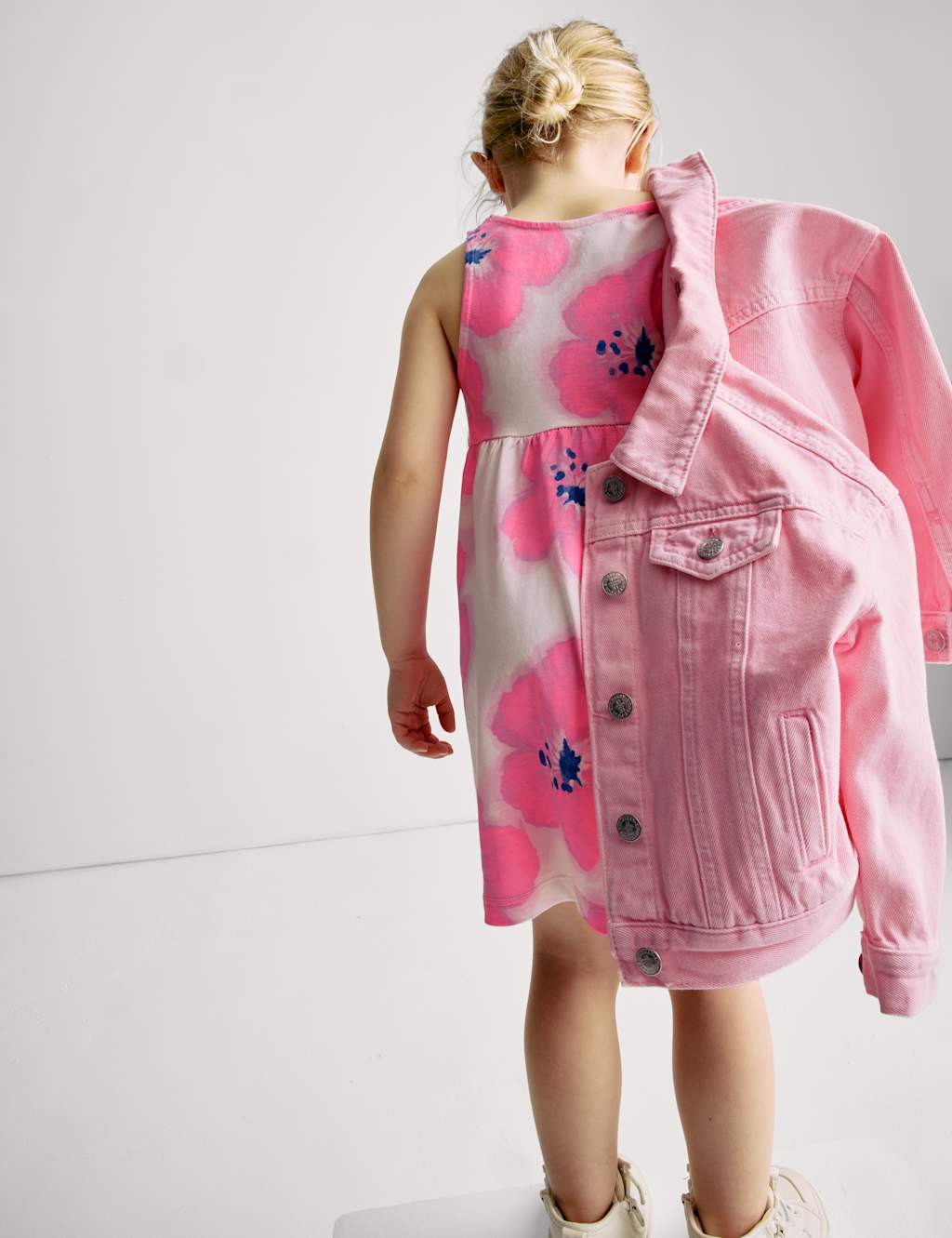 Pure Cotton Hibiscus Dress (2-8 Yrs) 3 of 7