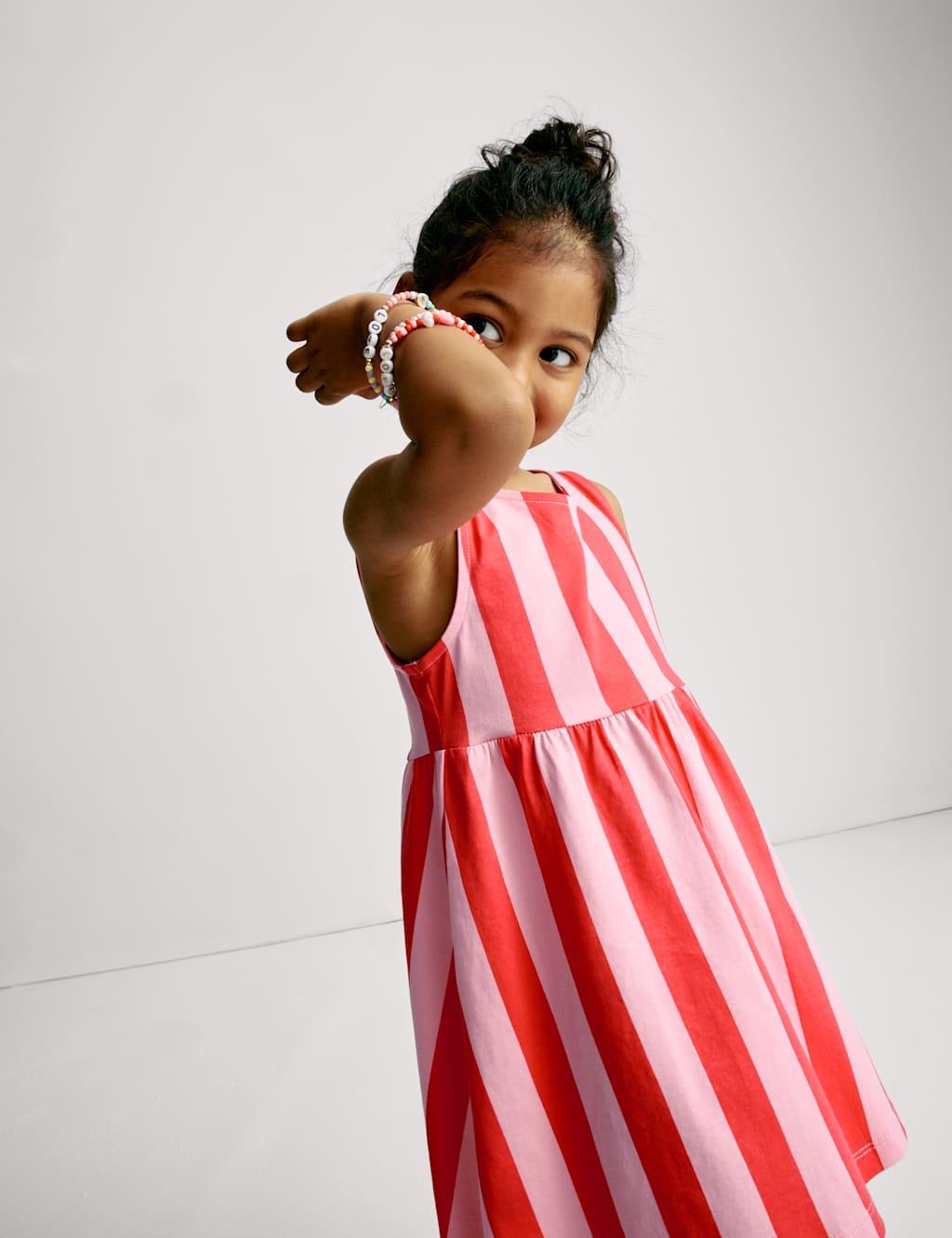 Pure Cotton Striped Dress (2-8 Yrs) 4 of 6