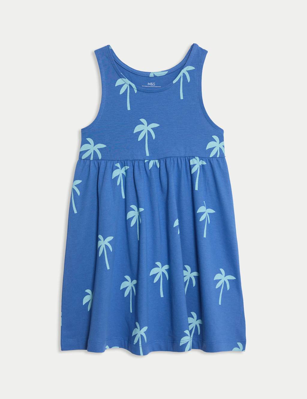 Pure Cotton Palm Tree Dress (2-8 Yrs) 2 of 6
