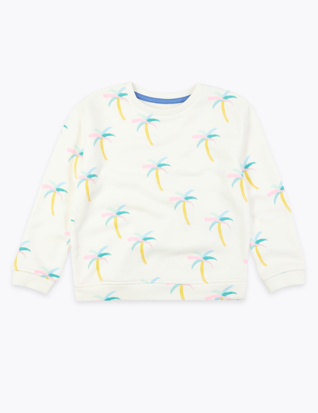 Cotton Palm Tree Print Sweatshirt (2-7 Yrs) 2 of 4