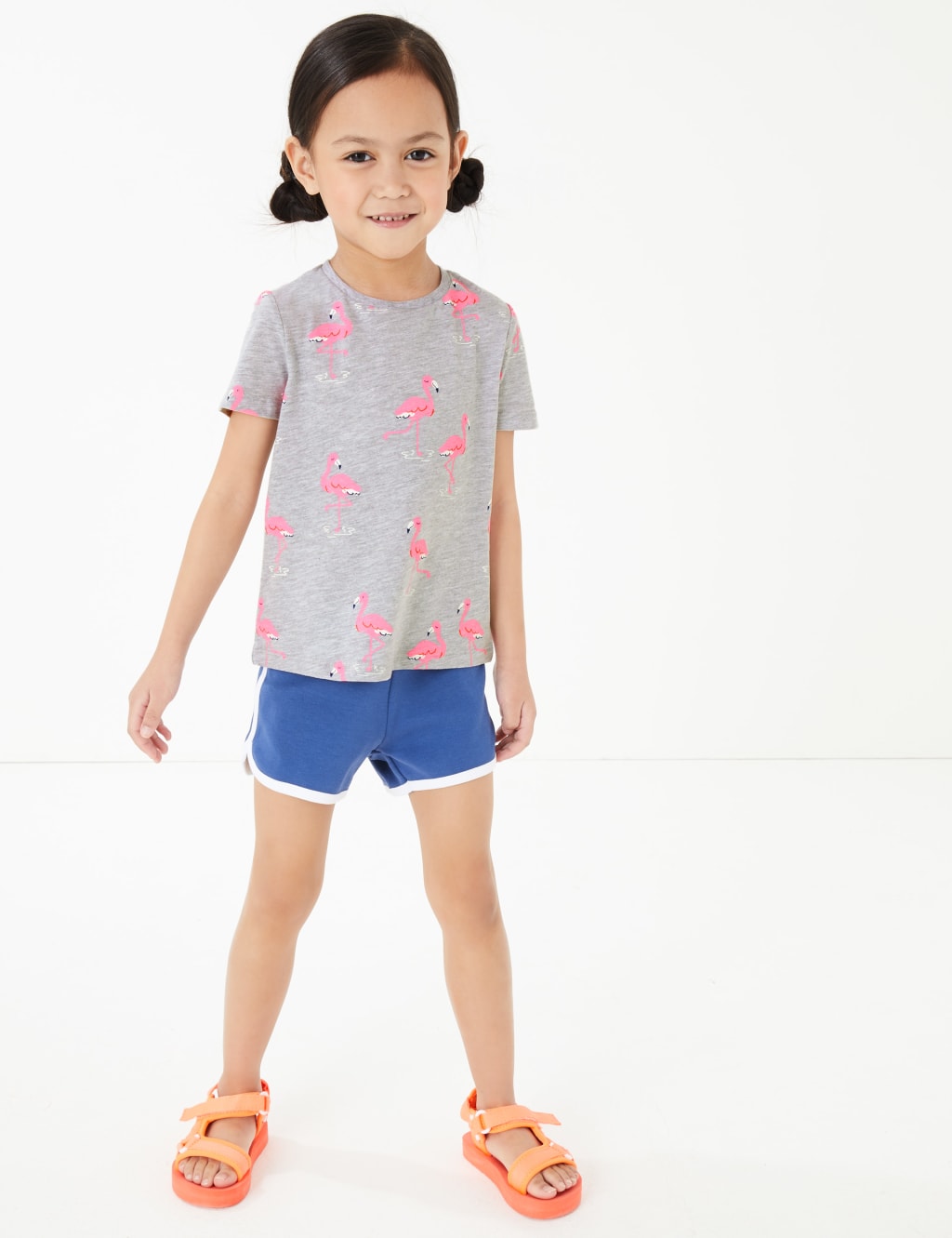 Cotton Flamingo Print T-Shirt (2-7 Yrs) 3 of 4