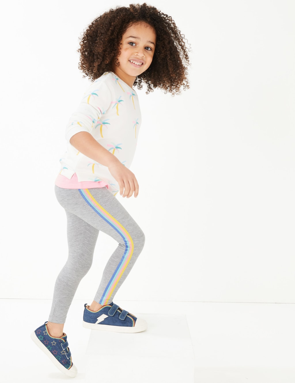 Leggings with side stripe outfit clearance