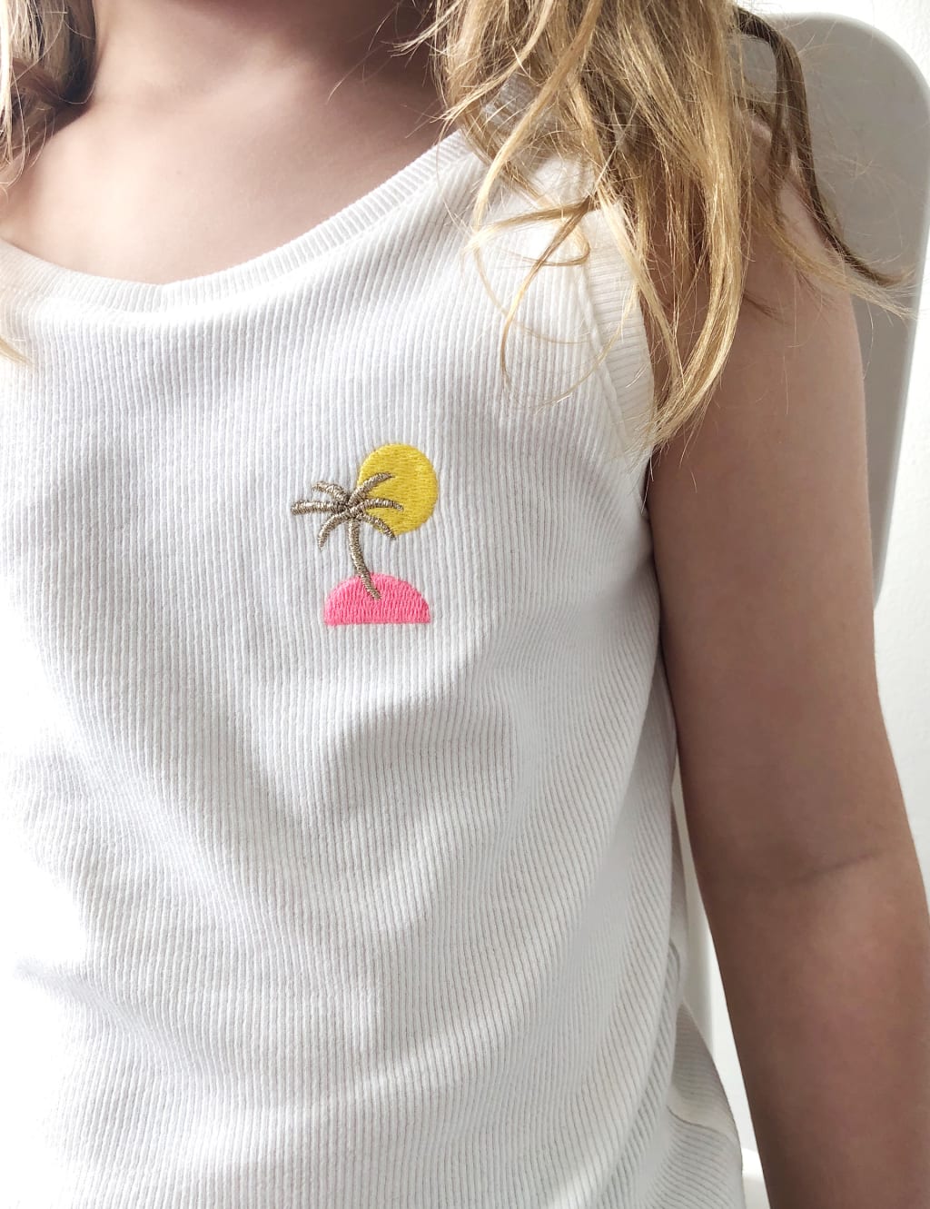 Cotton Palm Logo Ribbed Vest (2-7 Yrs) 3 of 3