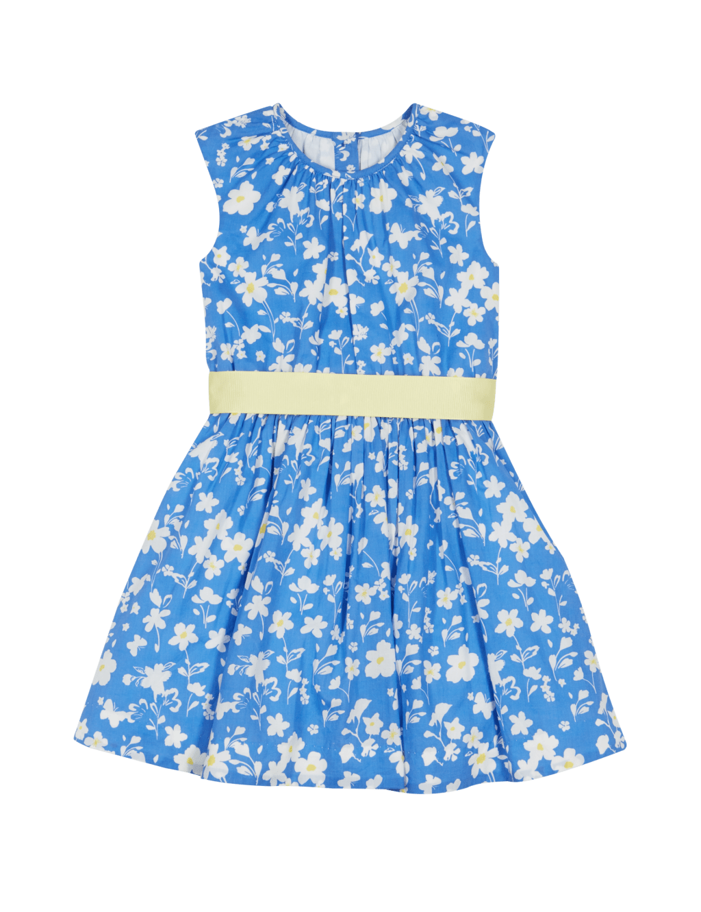 Pure Cotton Floral Prom Dress (1-7 Years) 2 of 4