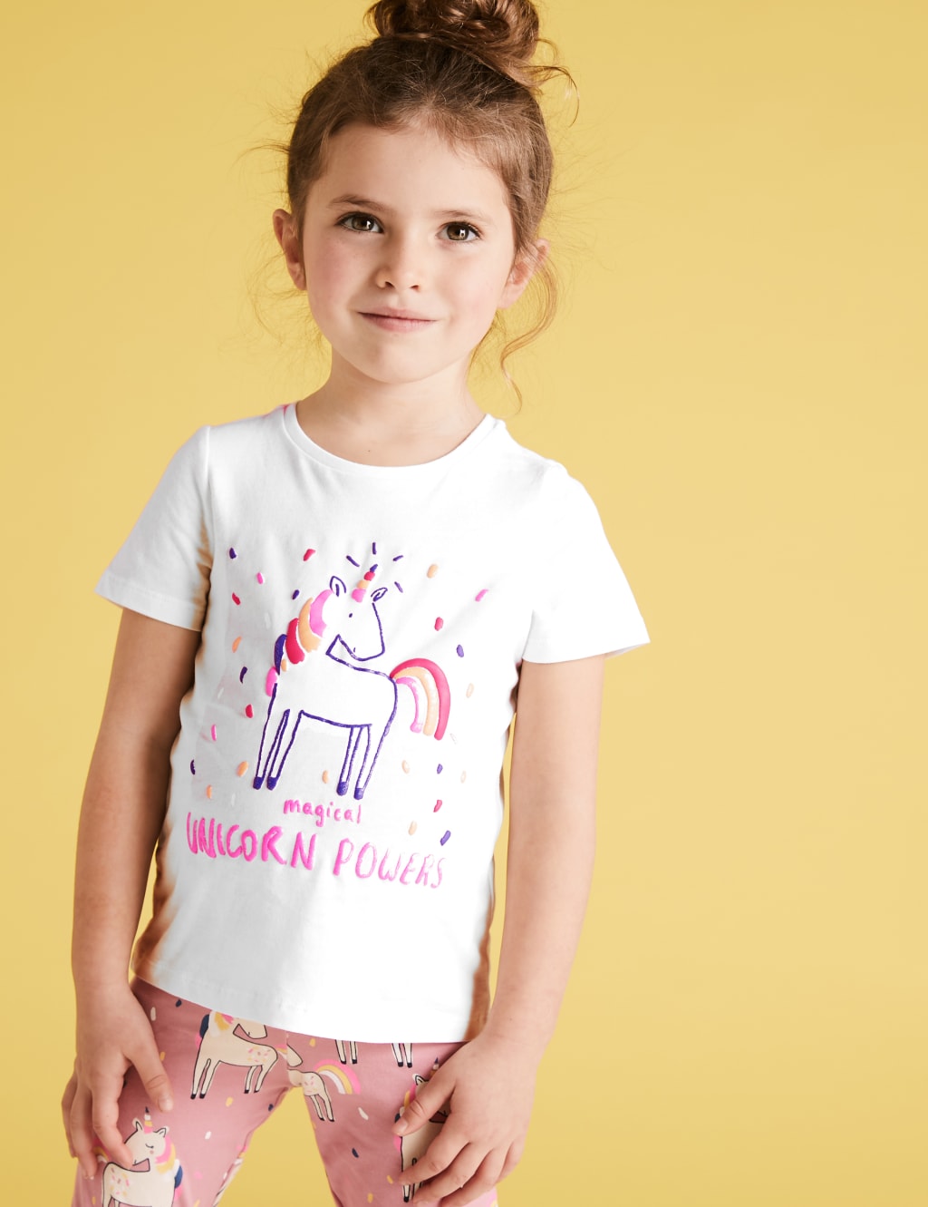 Pure Cotton Unicorn T-Shirt (2-7 Yrs) 1 of 4