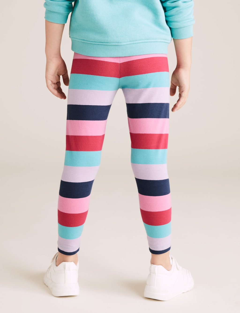 Cotton Rich Striped Leggings (2-7 Yrs) 5 of 5