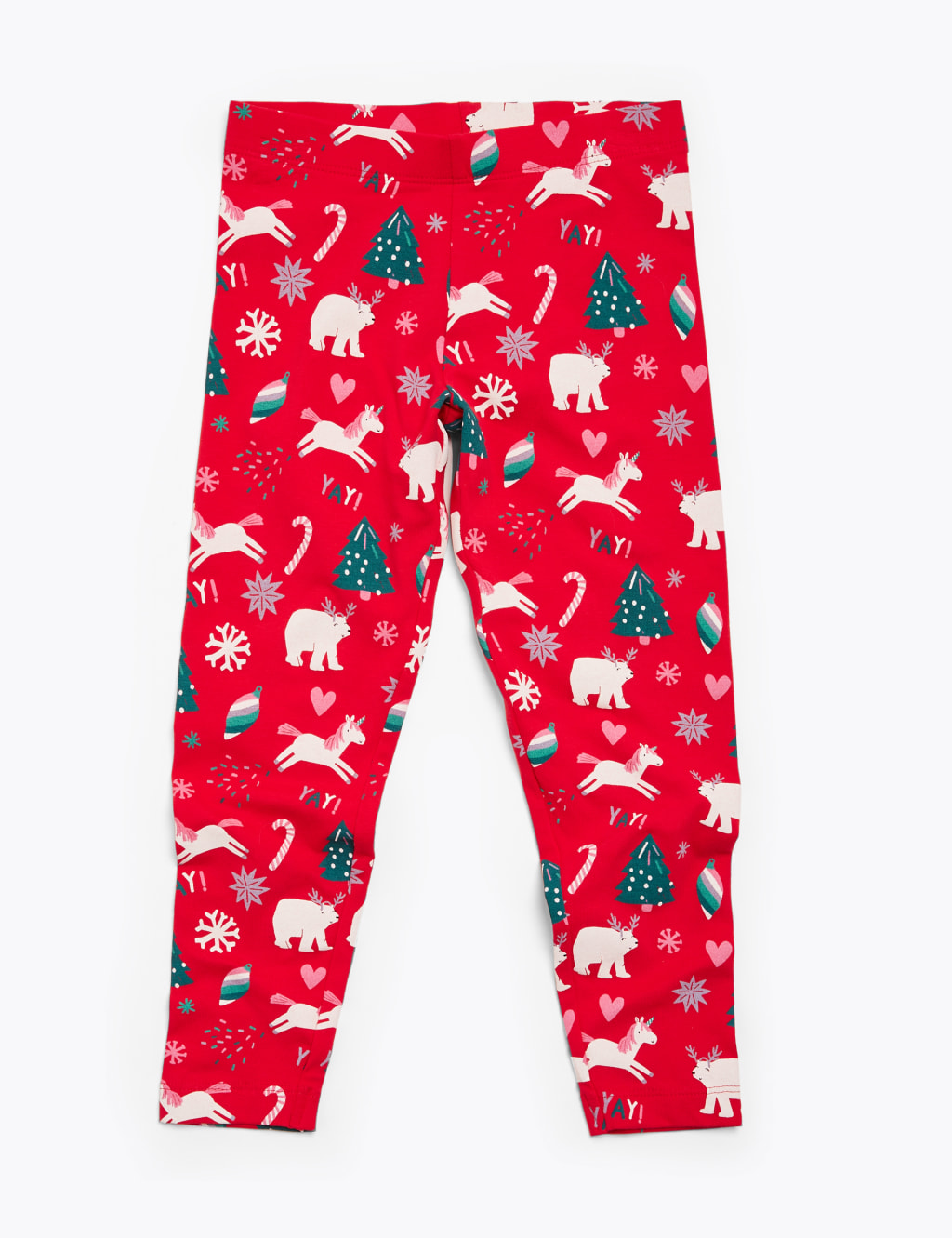 Cotton Christmas Leggings 2 7 Yrs M S