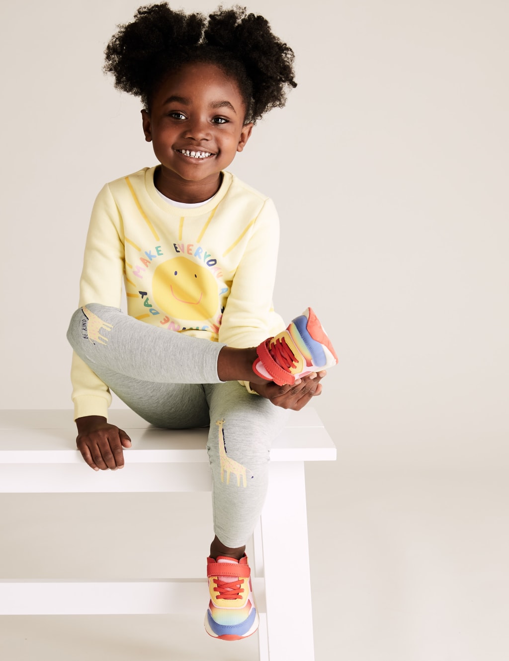 Cotton Giraffe Leggings (2-7 Yrs) 1 of 5