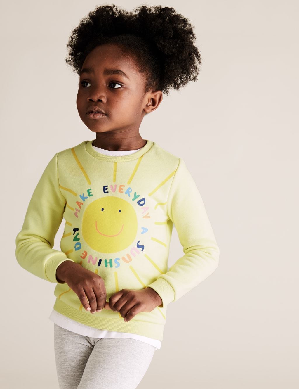 Cotton Sunshine Sweatshirt 2 7 Yrs M S