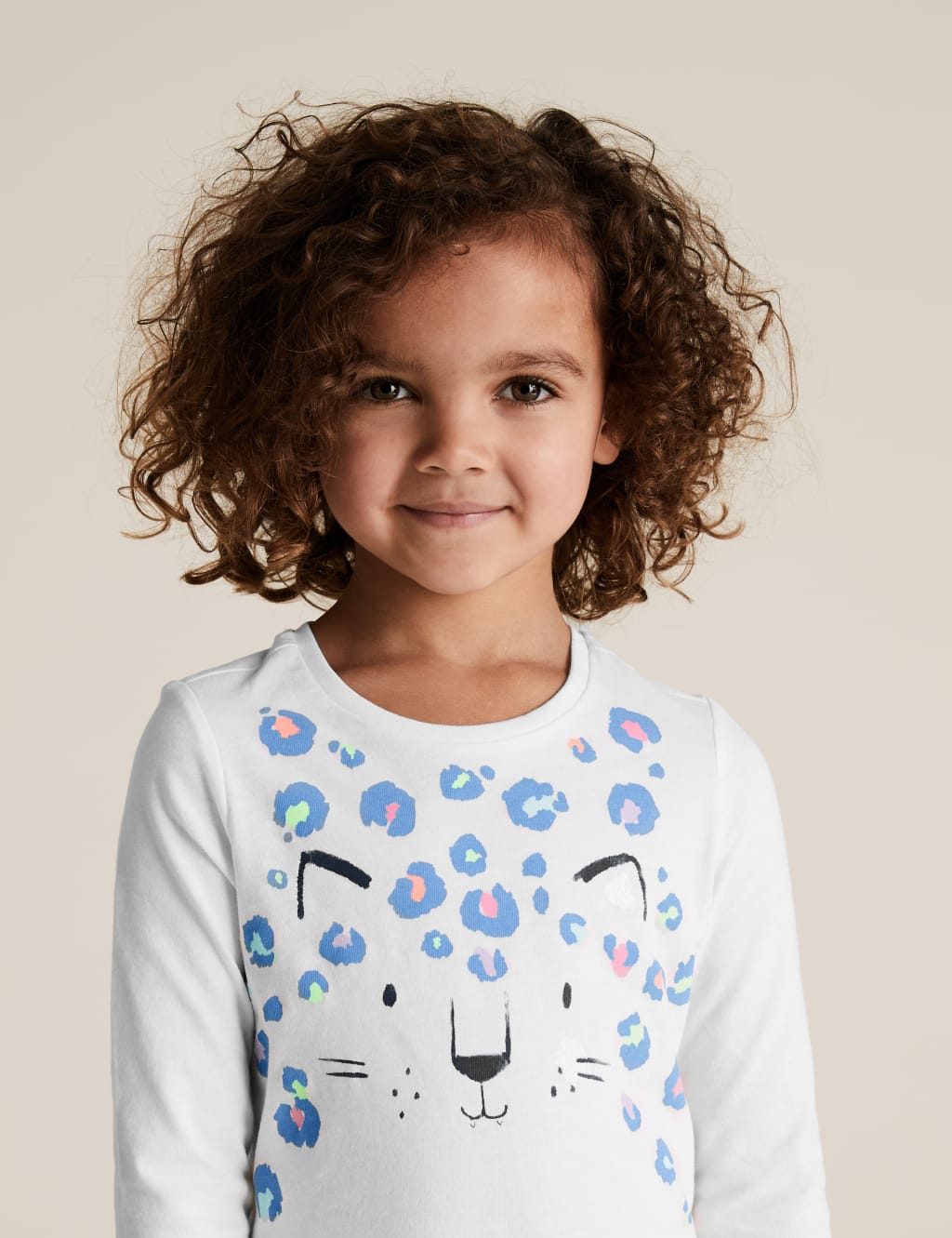 Pure Cotton Leopard Top (2-7 Yrs) 3 of 4