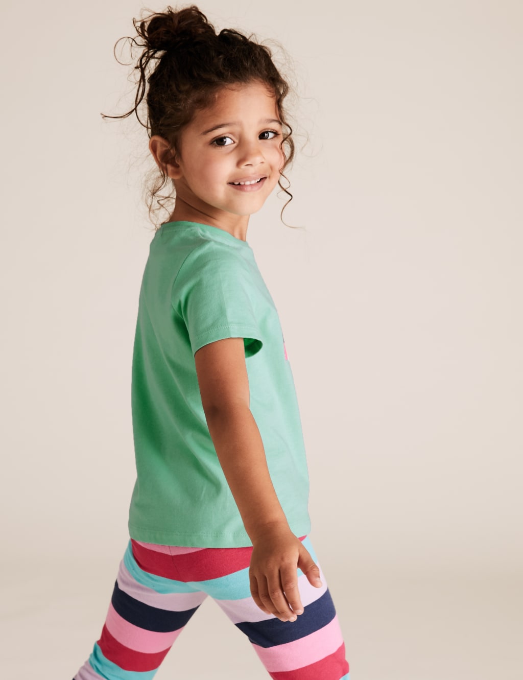 Cotton Rainbow Print T-Shirt (2-7 Yrs) 4 of 4