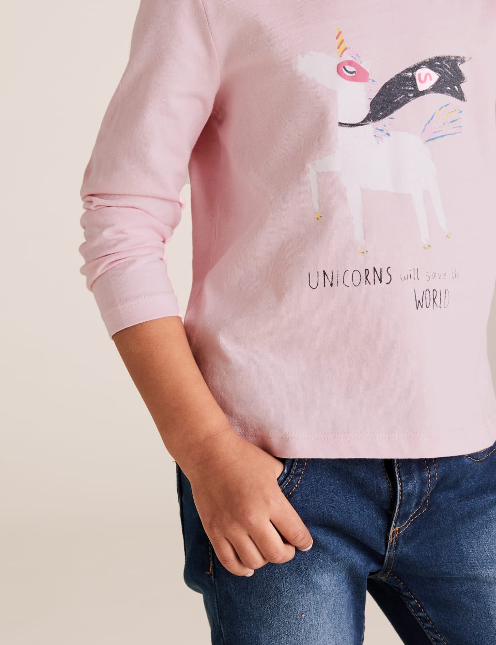 Cotton Unicorn Top (2-7 Yrs) 3 of 4