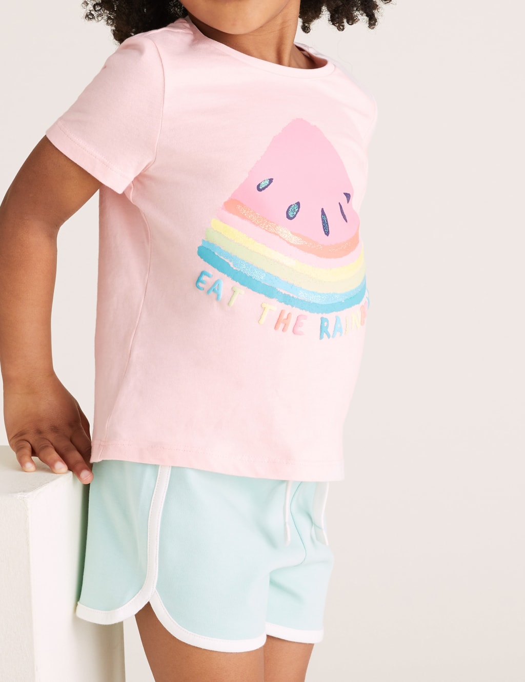 Pure Cotton Melon T-Shirt (2-7 Yrs) 3 of 4