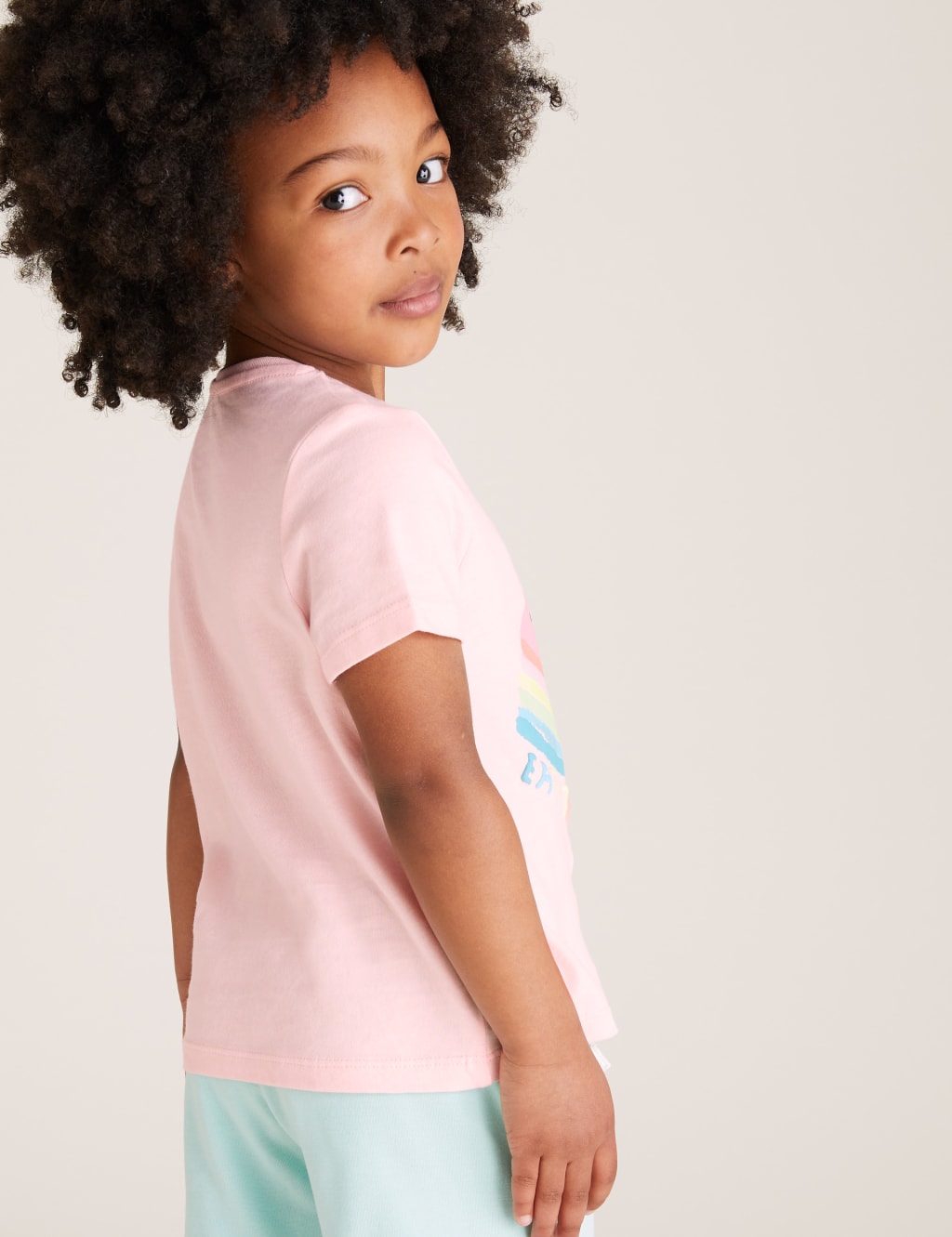 Pure Cotton Melon T-Shirt (2-7 Yrs) 4 of 4
